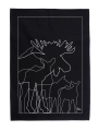Bild 2 von Geschirrtuch Black Edition Elchfamilie - typisch schwedisches Design im 3er Set