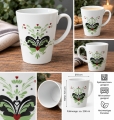 Tasse mit Kurbitsmalerei - typisch schwedisches Design