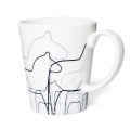 Bild 2 von Dalapferd-Tasse aus Porzellan - typisch schwedisches Design