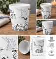 Rentier-Becher aus Porzellan  - typisches schwedisches Design